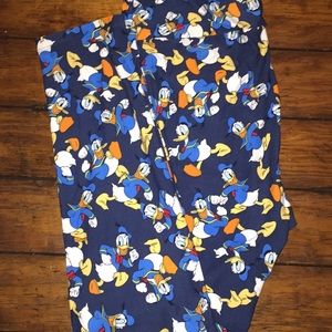 Lularoe Donald Duck Disney TC Leggings NWOT